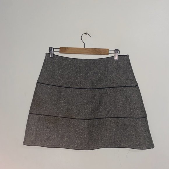Agnes B Paris Wool Mini A Line Skirt - Picture 2 of 7